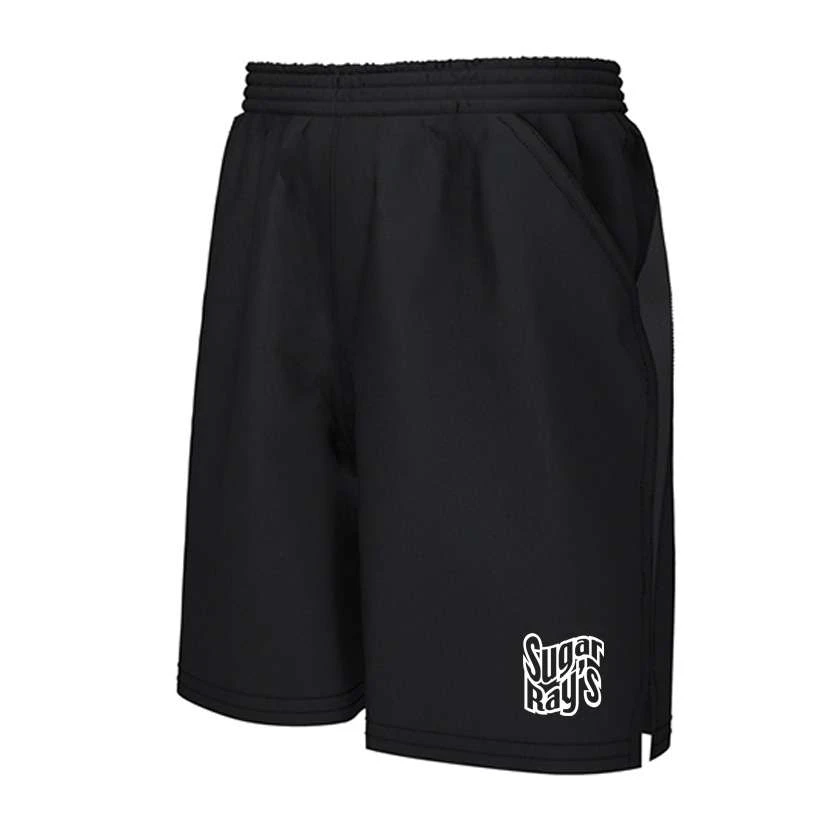 Sugar Ray’s Junior Cool Tech Training Shorts – Black/White 1 Sugar Ray’s Junior Cool Tech Training Shorts – Black/White