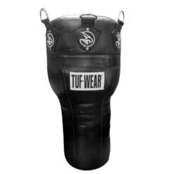 Tuf-Wear Leather Angle Punchbag – Black