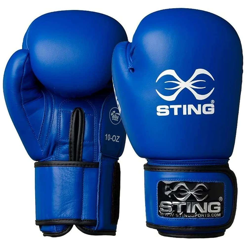 Sting AIBA Competition Boxing Gloves – Red 2 Sting AIBA Competition Boxing Gloves – Red - Image 2