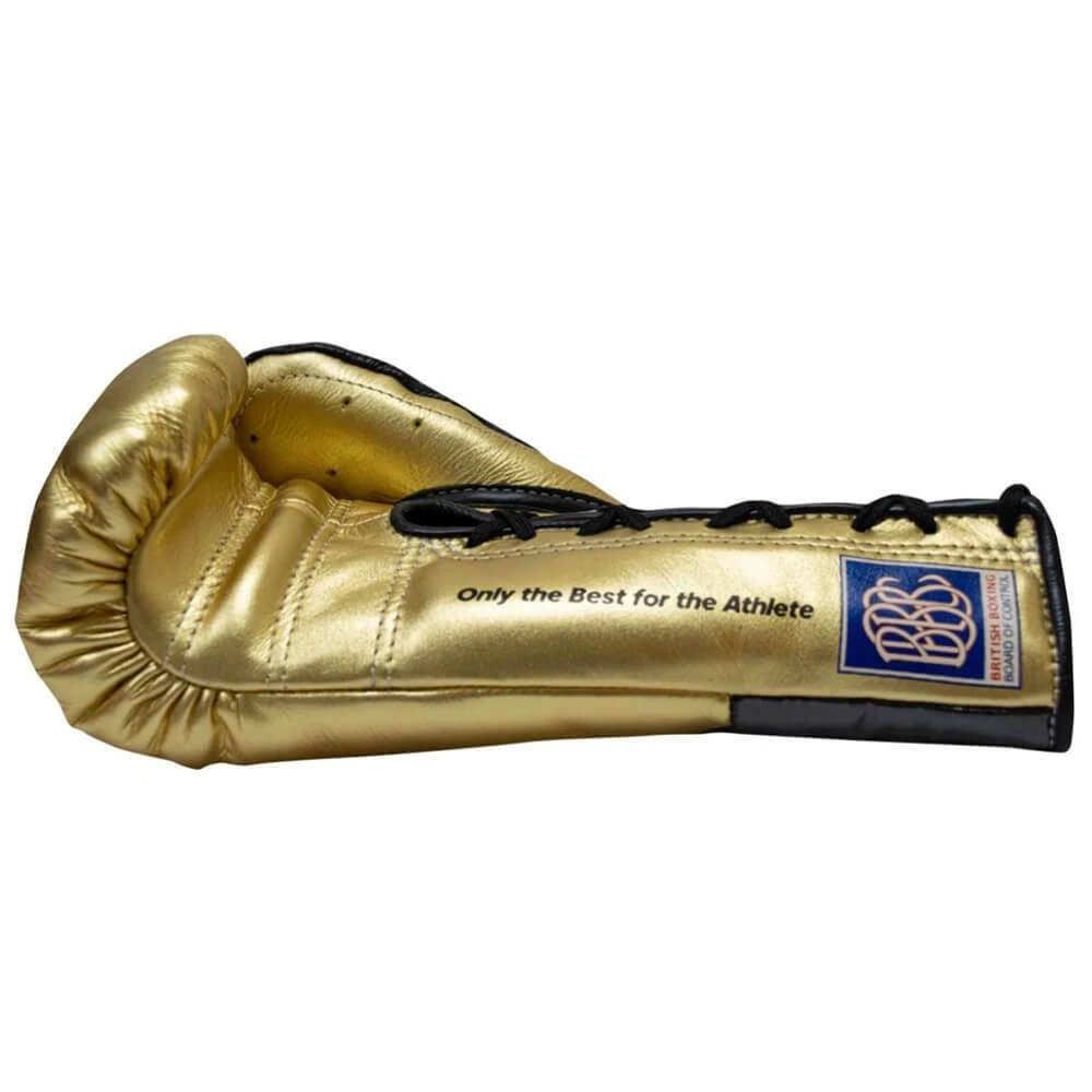 Adidas AdiStar 3.0 BBBC Approved Pro Boxing Gloves – Gold/Black 3 Adidas AdiStar 3.0 BBBC Approved Pro Boxing Gloves – Gold/Black - Image 3