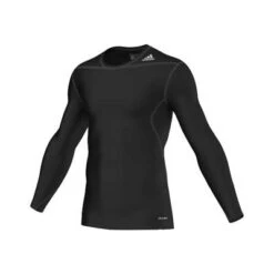 Adidas TechFit Seamless Long Sleeve Tee – Black