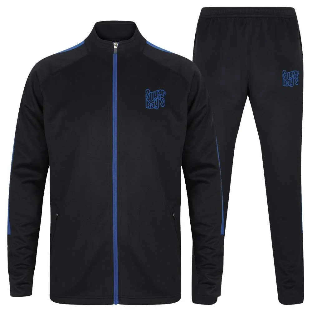 Sugar Ray’s Adult Slim Fit Knitted Tracksuit – Navy/Royal Blue 1 Sugar Ray’s Adult Slim Fit Knitted Tracksuit – Navy/Royal Blue