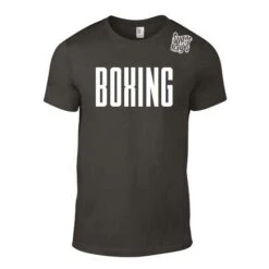 Sugar Rays BOXING Training T-Shirt – Black/White [Junior And Adult]