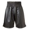 Leatherette Boxing Shorts – Black
