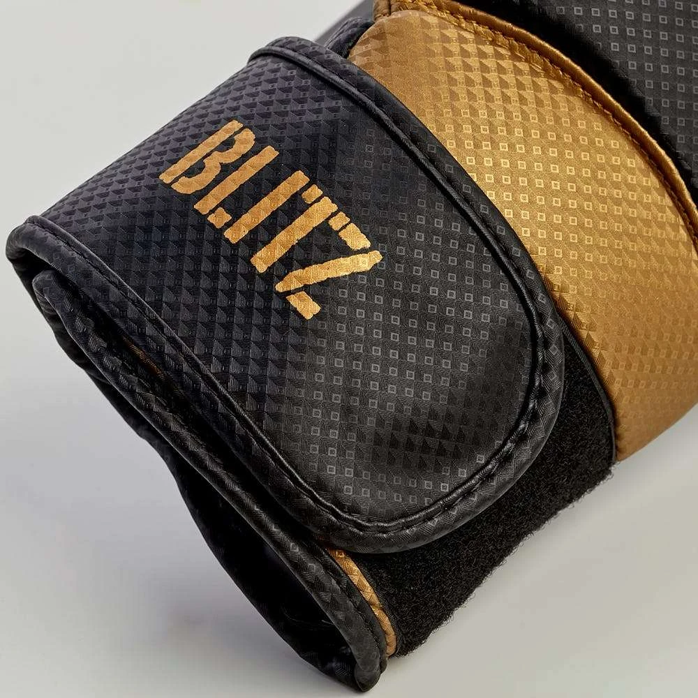Blitz Centurion Boxing Gloves – Black/Gold 3 Blitz Centurion Boxing Gloves – Black/Gold - Image 3