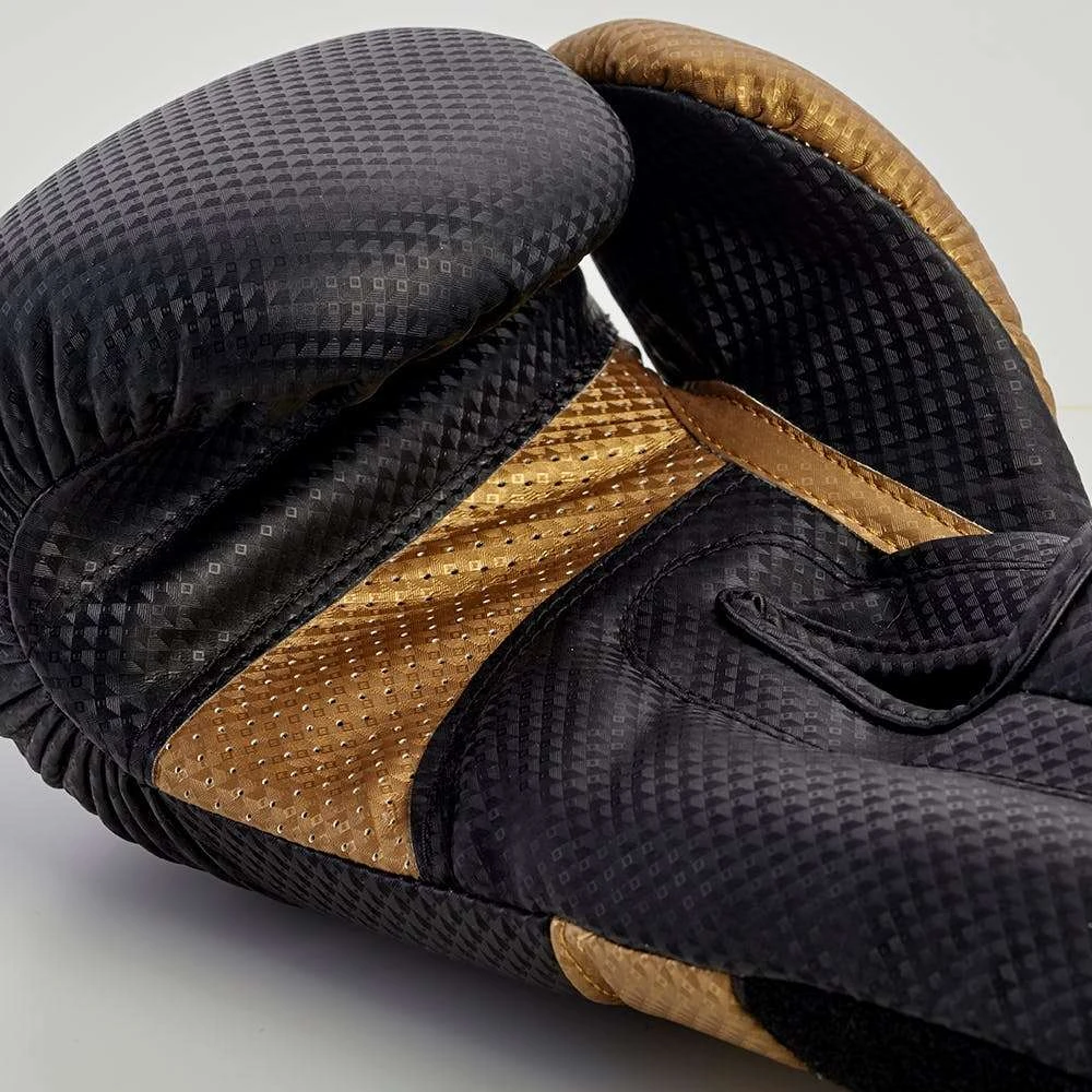 Blitz Centurion Boxing Gloves – Black/Gold 2 Blitz Centurion Boxing Gloves – Black/Gold - Image 2