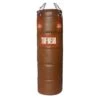 Tuf Wear 4ft Quilted Leather Punch Bag – Classic Brown