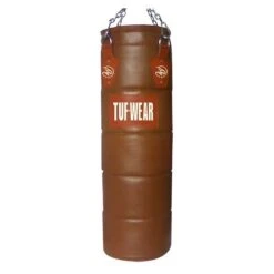 Tuf Wear 4ft Quilted Leather Punch Bag – Classic Brown