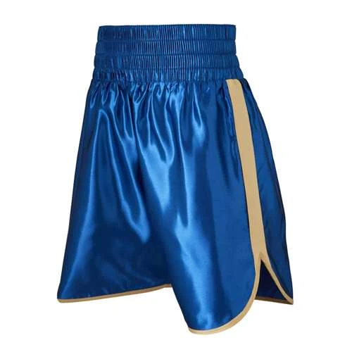 Burnett Blue & Gold Boxing Shorts 1 Burnett Blue & Gold Boxing Shorts