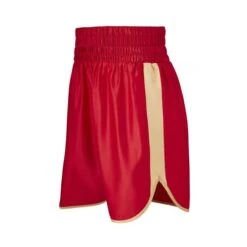 Burnett Red & Gold Boxing Shorts