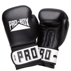 Pro-Box Club Essentials Leather Gloves – Black