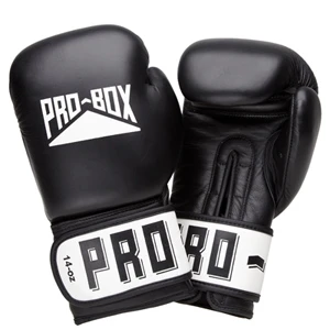Pro-Box Club Essentials Leather Gloves – Black 1 Pro-Box Club Essentials Leather Gloves – Black