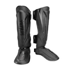 Venum Elite Evo Shinguards – Black/Black