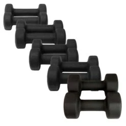 Fitness-Mad Fitness Mad Neoprene Dumbbells Black