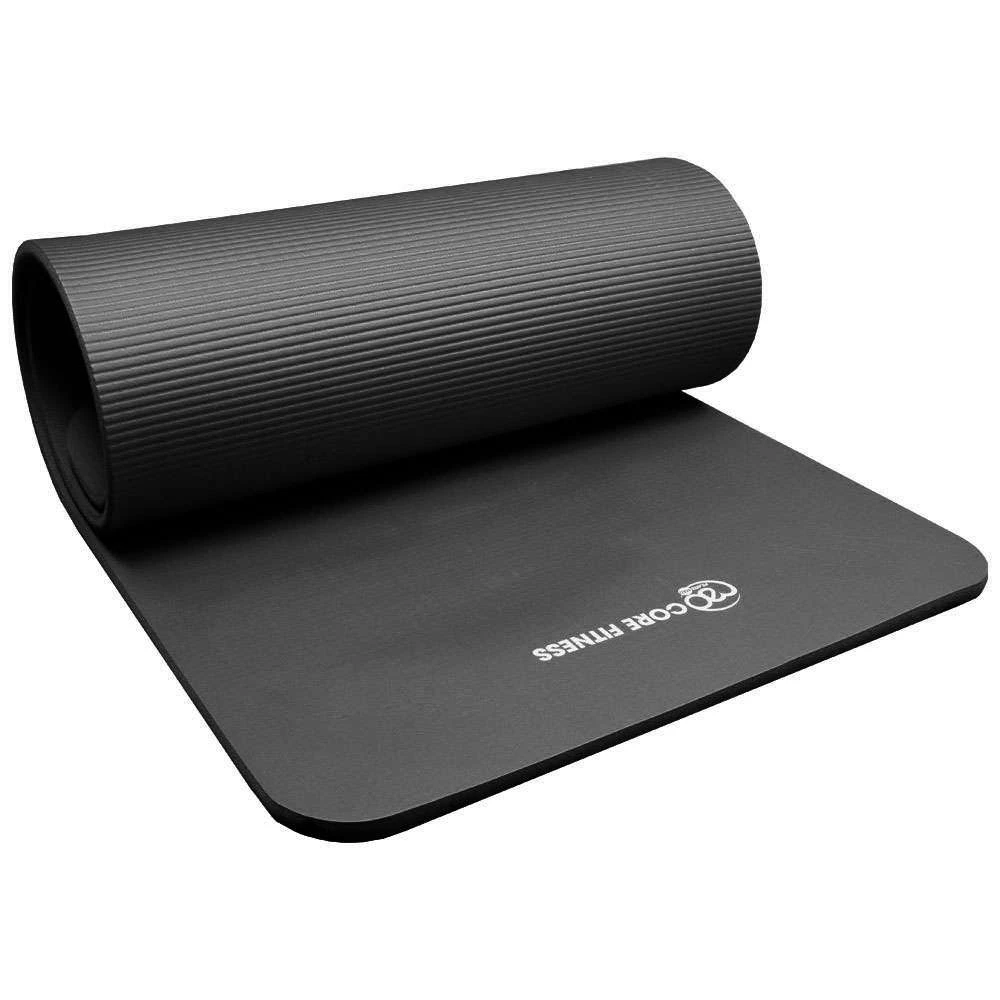 Fitness-Mad Core-Fitness Mat 10mm – Black Or Blue 2 Fitness-Mad Core-Fitness Mat 10mm – Black Or Blue - Image 2