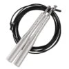 Fitness-Mad Fitness Mad Ultra Speed Adjustable Cable Rope – Black/Silver