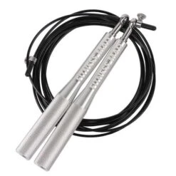 Fitness-Mad Fitness Mad Ultra Speed Adjustable Cable Rope β Black/Silver