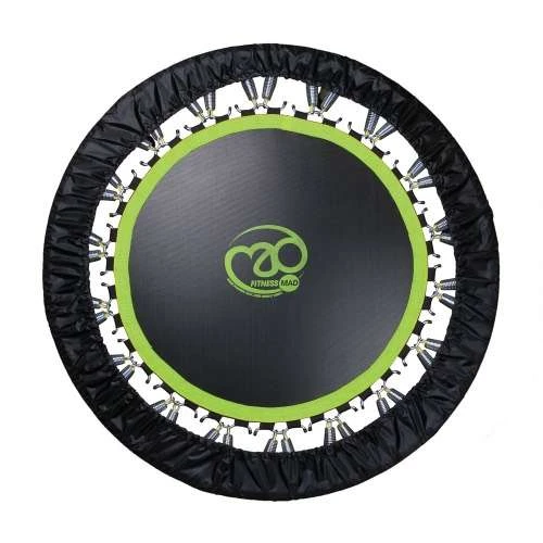 Fitness-Mad’s Studio Pro Rebounder 40” Trampoline – Black/Green 1 Fitness-Mad’s Studio Pro Rebounder 40” Trampoline – Black/Green
