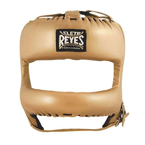 Cleto Reyes Rounded Nylon Bar Headguard – Gold 1 Cleto Reyes Rounded Nylon Bar Headguard – Gold