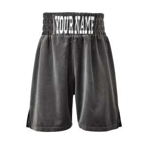 Velvet Brown Boxing Shorts – Your Name 7 Velvet Brown Boxing Shorts – Your Name - Image 7