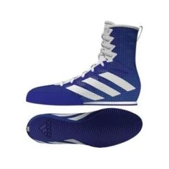 Adidas Box Hog 4 Boxing Boots – Blue/White