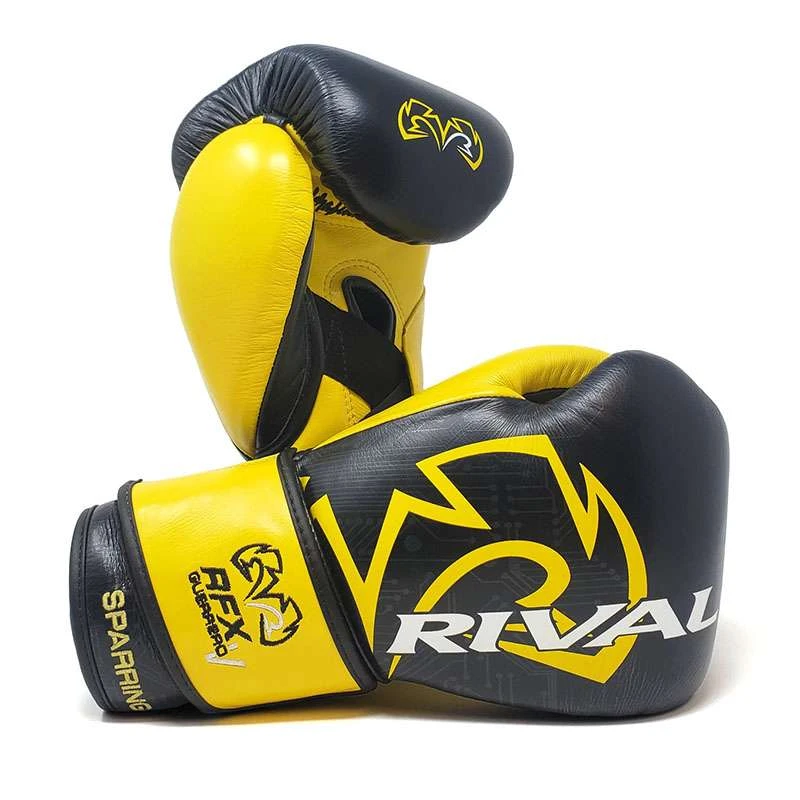 Rival RFX-Guerrero-V Sparring Gloves P4P – Black/Yellow 1 Rival RFX-Guerrero-V Sparring Gloves P4P – Black/Yellow