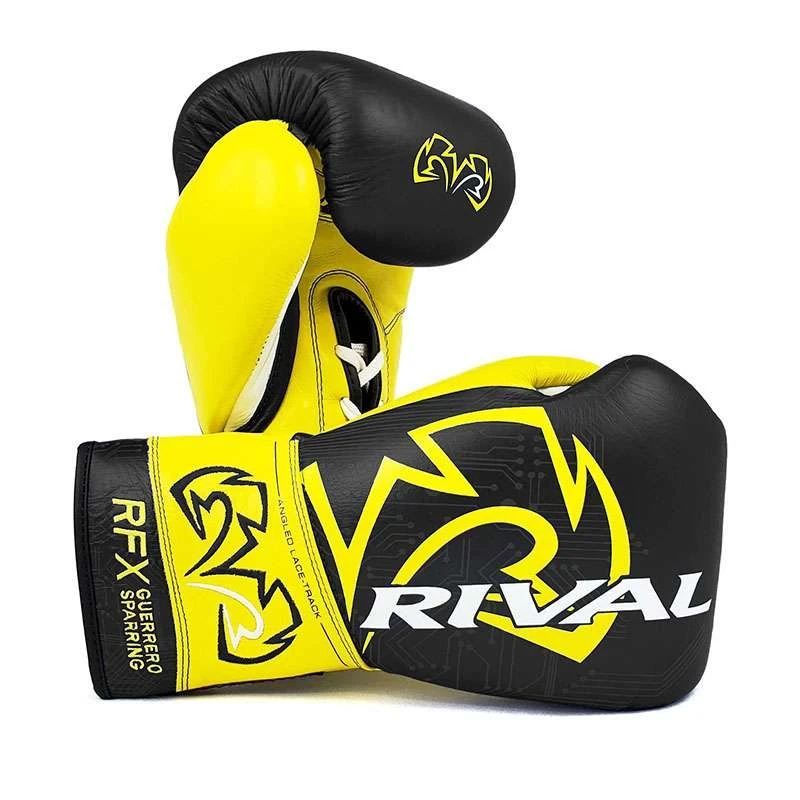 Rival RFX-Guerrero Sparring Gloves P4P – Black/Yellow 1 Rival RFX-Guerrero Sparring Gloves P4P – Black/Yellow