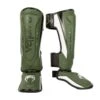 Venum Elite Evo Shinguards – Khaki/Silver