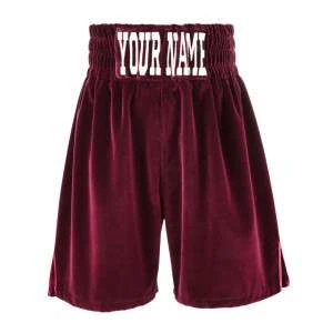 Velvet Brown Boxing Shorts – Your Name 5 Velvet Brown Boxing Shorts – Your Name - Image 5