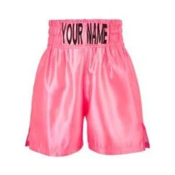 Custom Made Satin Gold Boxing Shorts 15 Custom Made Satin Gold Boxing Shorts -Under Armour Sale Pink 1 colour Satin boxing shorts03