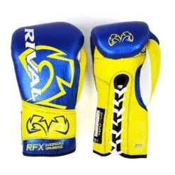 Rival RFX-Guerrero Lace Up Sparring Gloves – P4P Edition 5 Rival RFX-Guerrero Lace Up Sparring Gloves – P4P Edition -Under Armour Sale Rival RFX Guerrero Lace Up Sparring Gloves P4P Edition BlueYellow2