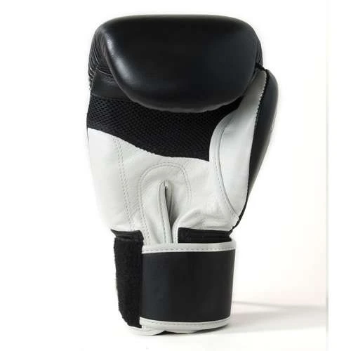 Sandee Cool-Tec Leather Sparring Glove – Black/Gold/White 3 Sandee Cool-Tec Leather Sparring Glove – Black/Gold/White - Image 3