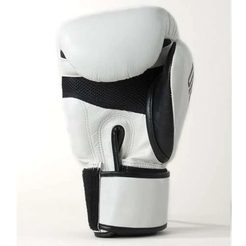 Sandee Cool-Tec Leather Sparring Glove – White/Black/Red 2 Sandee Cool-Tec Leather Sparring Glove – White/Black/Red - Image 2