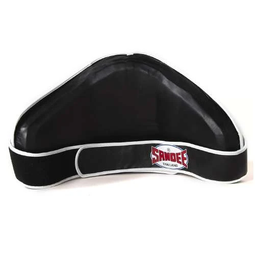 Sandee Leather Belly Pad – Black/White 2 Sandee Leather Belly Pad – Black/White - Image 2