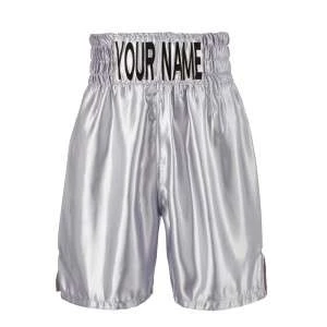 Custom Made Satin Electric Blue Boxing Shorts 8 Custom Made Satin Electric Blue Boxing Shorts - Image 8