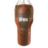 Tuf Wear Leather Angle Punchbag – Classic Brown