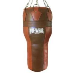 Tuf Wear Leather Angle Punchbag – Classic Brown