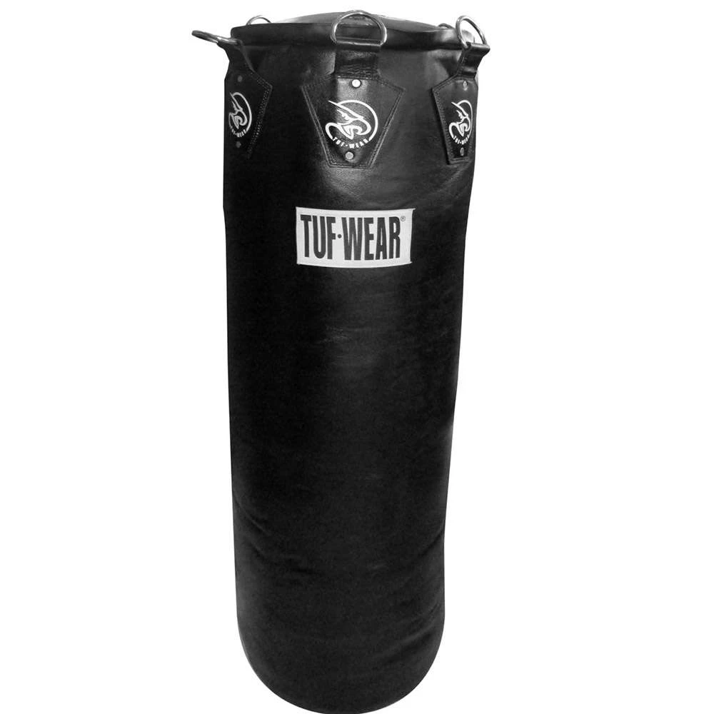 Tuf Wear Gigantor 4.5ft Hide Leather Punch Bag – Black 1 Tuf Wear Gigantor 4.5ft Hide Leather Punch Bag – Black