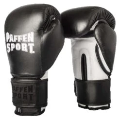 Paffen Sport Klett Hook & Loop Sparring Gloves – Black/White