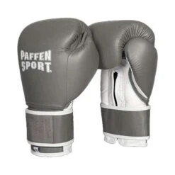 Paffen Sport Klett Hook & Loop Sparring Gloves – Grey/White