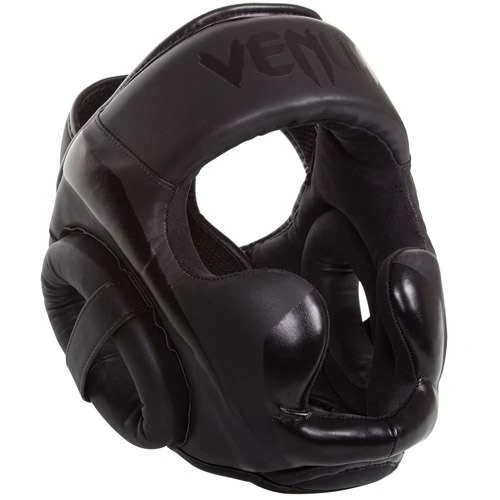Venum Elite Cheek Headguard – Black/Black 1 Venum Elite Cheek Headguard – Black/Black