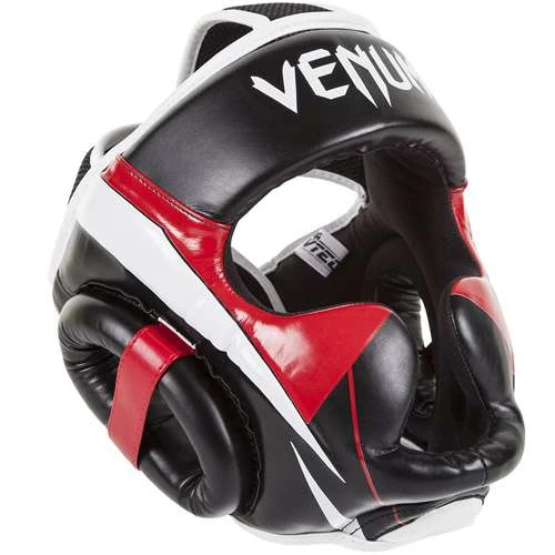 Venum Elite Cheek Headguard – Black/White 8 Venum Elite Cheek Headguard – Black/White - Image 8