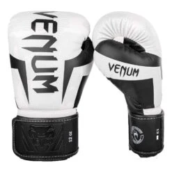 Venum Elite Boxing Gloves – White/Camo