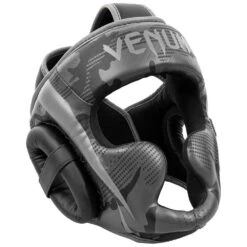 Venum Elite Cheek Head Guard – Black/Dark Camo