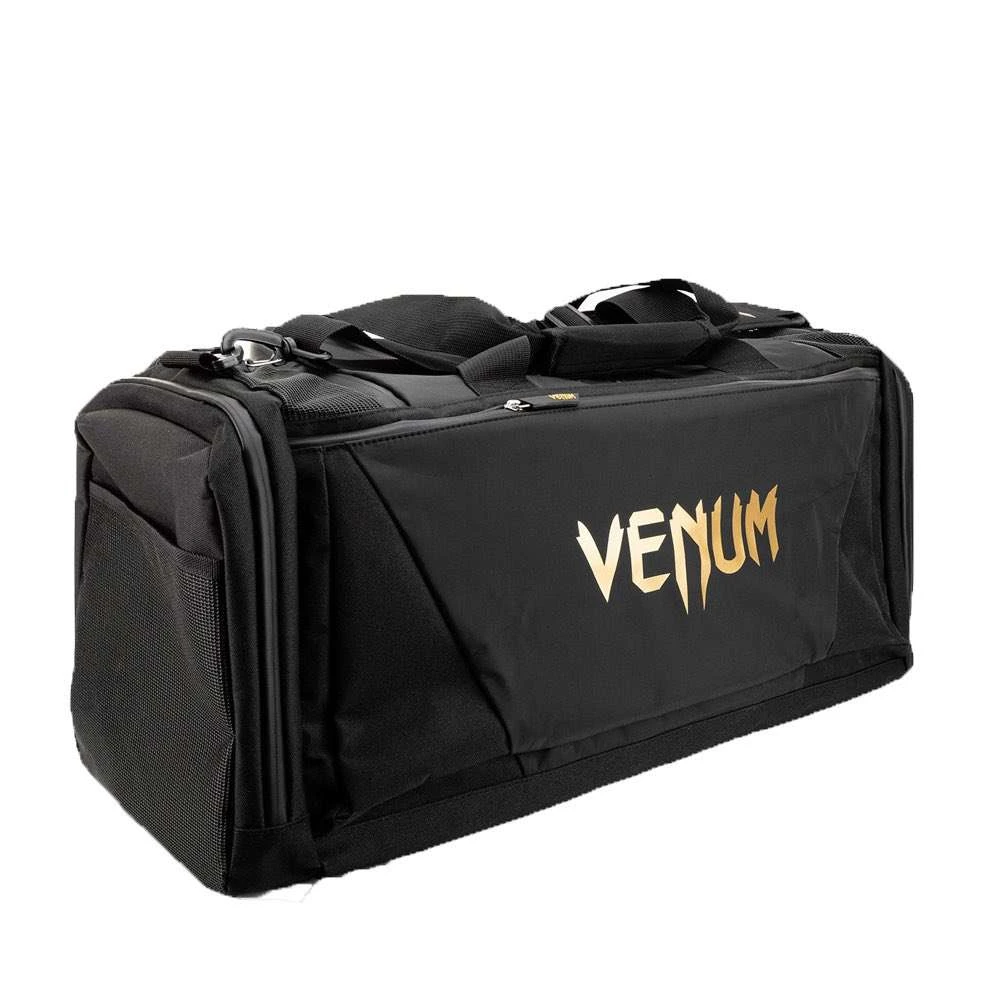 Venum Trainer Lite EVO Sports Bags – Black/Gold 2 Venum Trainer Lite EVO Sports Bags – Black/Gold - Image 2