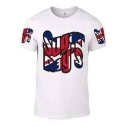 Sugar Ray’s T-Shirt – White/Union Jack