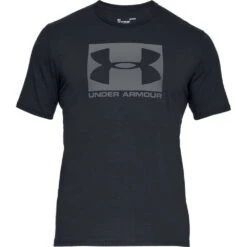 Under Armour Boxed Style Logo T-Shirt ā Black