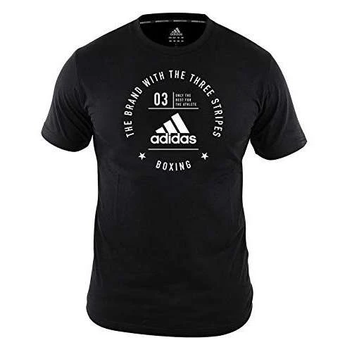 Adidas Boxing 3 Stripes T-Shirt – Black 1 Adidas Boxing 3 Stripes T-Shirt – Black
