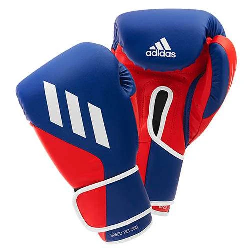 Adidas Speed Tilt 350 Hook & Loop Boxing Gloves – Blue/Red 1 Adidas Speed Tilt 350 Hook & Loop Boxing Gloves – Blue/Red
