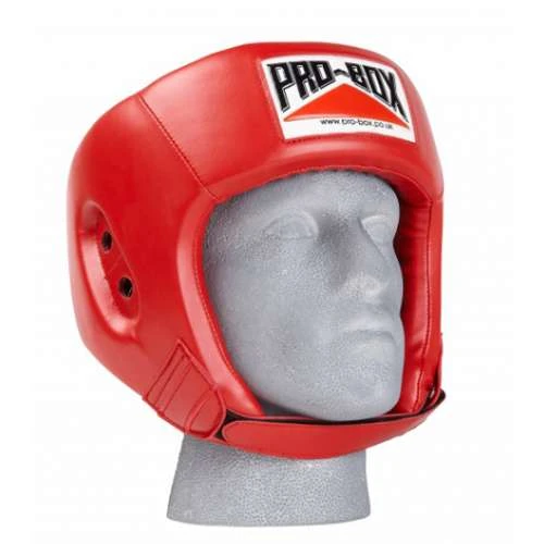 Pro-Box Base Spar PU Sparing Headguard – Red 1 Pro-Box Base Spar PU Sparing Headguard – Red
